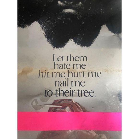 VINTAGE 1971 JESUS CHRIST SUPERSTAR FOIL THE FOUR POSTER PEOPLE BLACKLIGHT RETRO - Picture 10 of 11